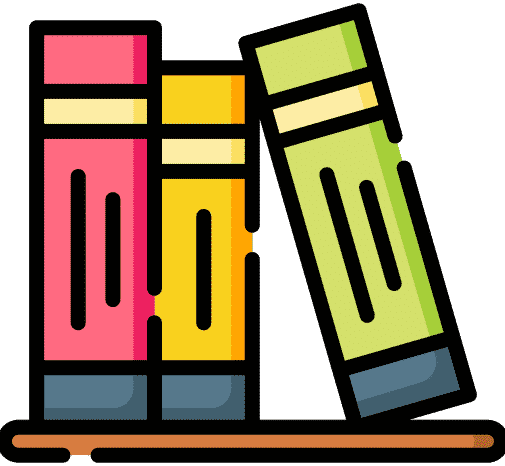 Ilustração de livros